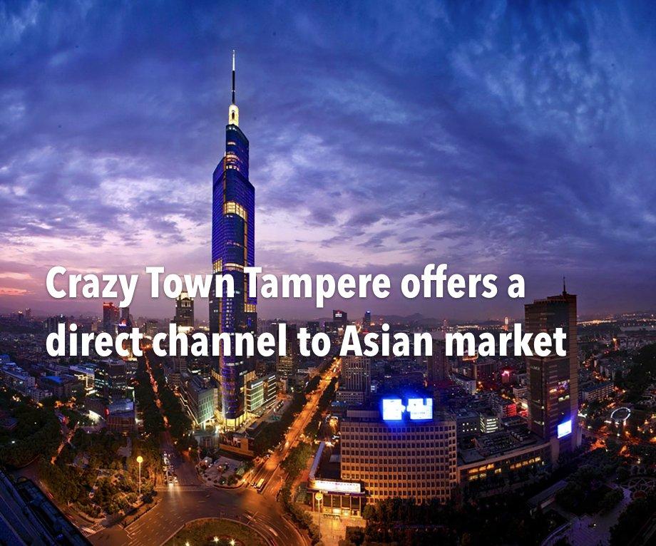 Crazy Town Tampere offers a direct channel to Asian market